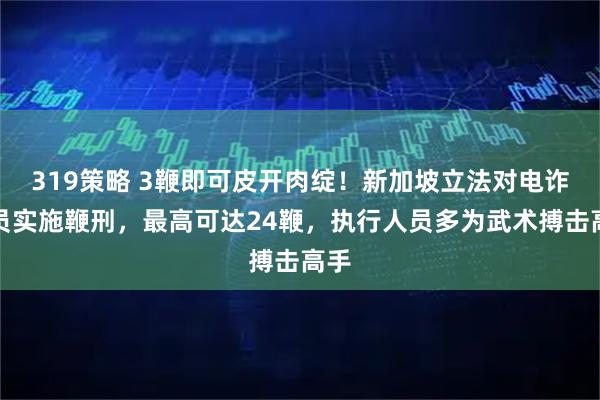 319策略 3鞭即可皮开肉绽！新加坡立法对电诈人员实施鞭刑，最高可达24鞭，执行人员多为武术搏击高手